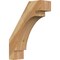 Ekena Millwork 6"W x 18"D x 24"H Merced Rough Sawn Knee Brace, Western Red Cedar BRC06X18X24MRC00RWR - alternate 1